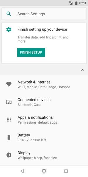 Select Network & Internet