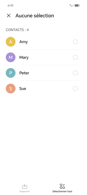 Sélectionnez Sélectionner tout