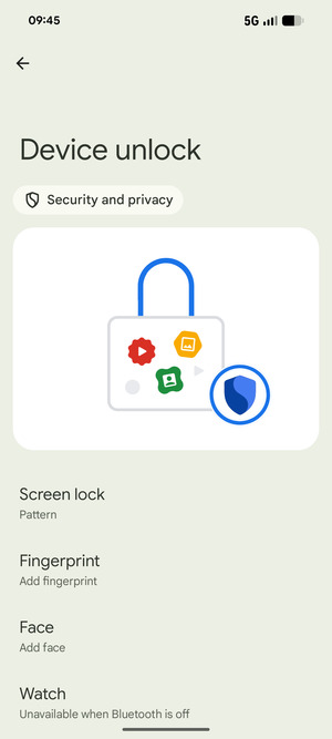Your phone is now secure with a screen lock