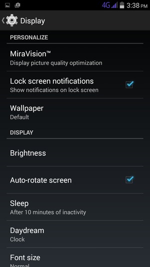 Select Brightness