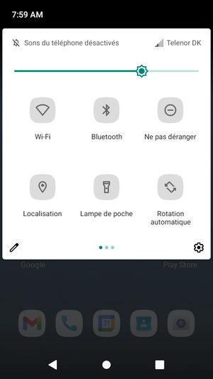 Régler la luminosité au niveau souhaité
