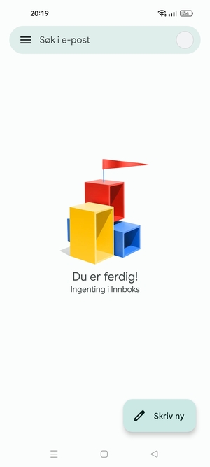 Hotmail er klar til bruk
