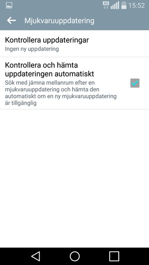 Välj Kontrollera uppdateringar