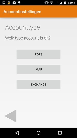 Selecteer EXCHANGE