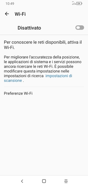 Attiva Wi-Fi
