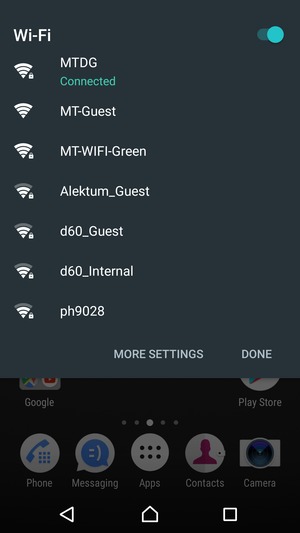 Turn off Wi-Fi