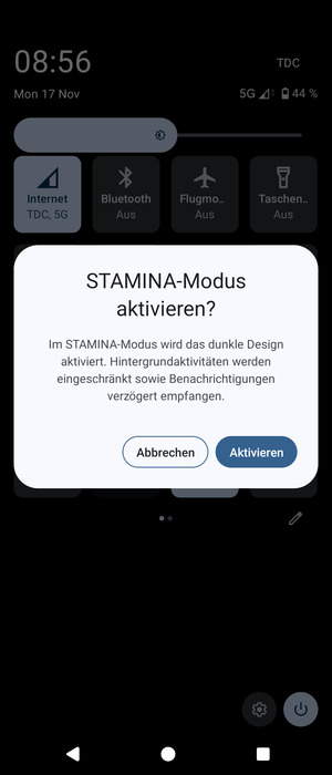 Wählen  Sie Aktivieren