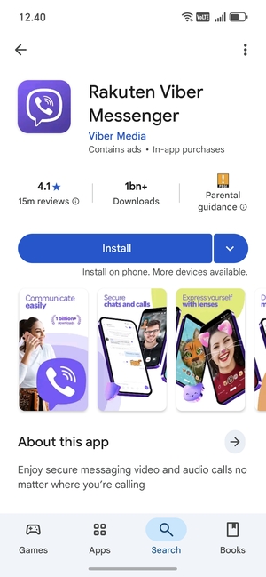 Select Install