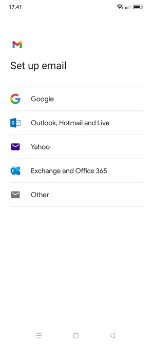 Select Outlook, Hotmail and Live