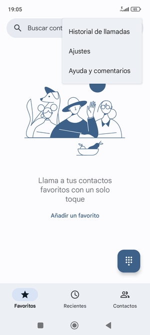 Seleccione Ajustes