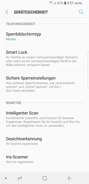 Ihr Handy ist jetzt mit einer Bildschirmsperre gesichert