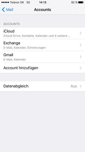 Wählen Sie Datenabgleich