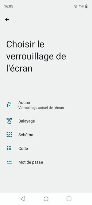 Sélectionnez Schéma
