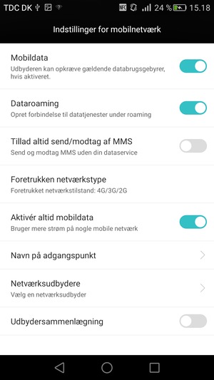 Vælg Navn på adgangspunkt