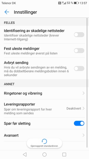 Velg Avansert