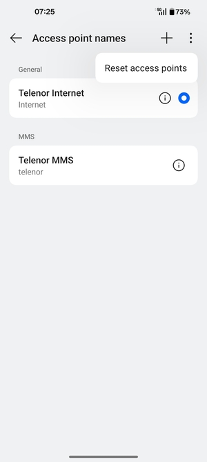 Select Reset access points