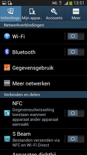 Selecteer Meer netwerken