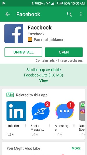Select OPEN