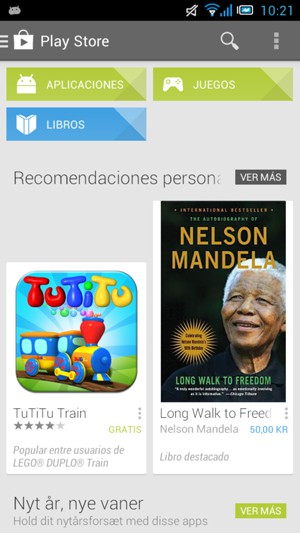 Seleccione el botón de Búsqueda