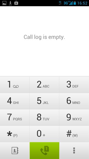 Press and hold the number 1