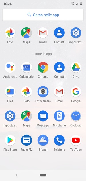 Seleziona Impostazioni