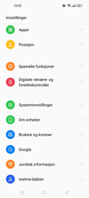 Bla til og velg Brukere og kontoer