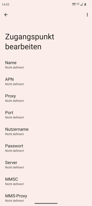 Geben Sie MMS-Informationen ein