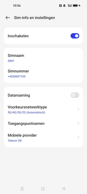 Selecteer Toegangspuntnamen