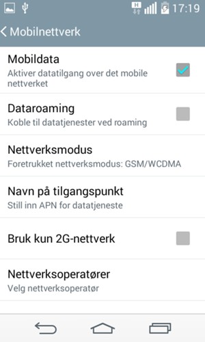 Velg Navn på tilgangspunkt
