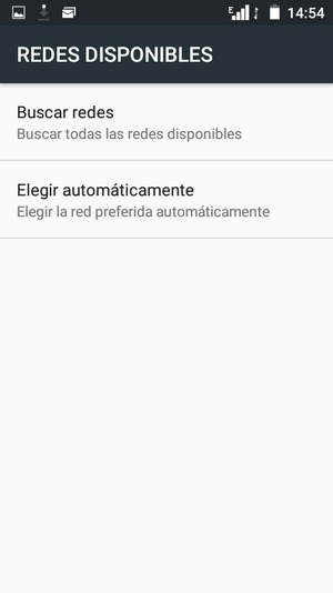 Seleccione Buscar redes