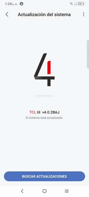 Seleccione BUSCAR ACTUALIZACIONES