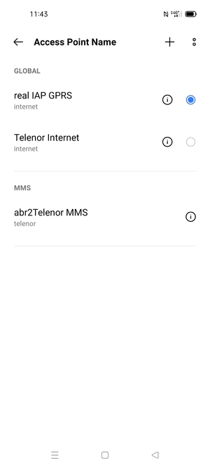 Select the Menu button