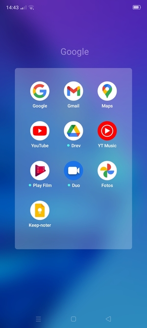 Vælg Gmail
