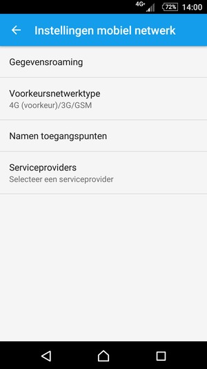 Selecteer Namen toegangspunten