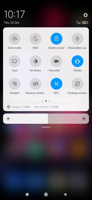 Turn on Battery saver