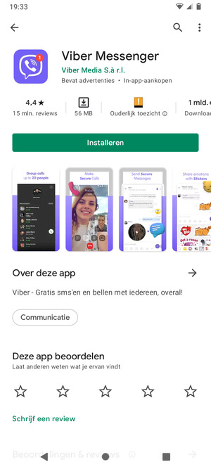 Selecteer Installeren