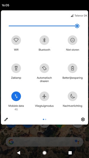 Pas helderheid aan op het vereiste niveau