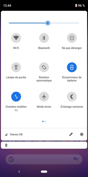 Sélectionnez le bouton Paramètres