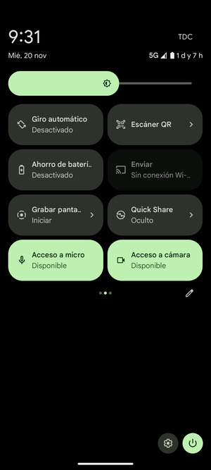 Seleccione Ahorro de batería