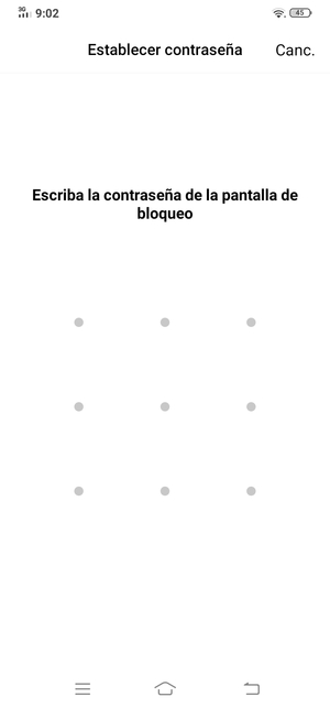 Dibuje un patrón de desbloqueo