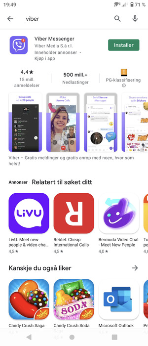 Velg app