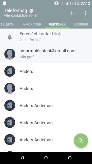 Vælg Menu-knappen
