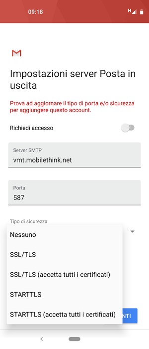 Seleziona Nessuno