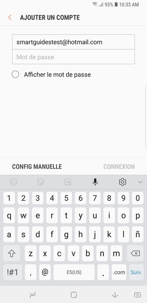 Saisissez votre adresse Hotmail et sélectionnez Suiv.