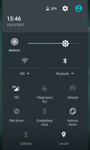 Schakel Wifi en Bluetooth uit
