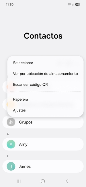 Seleccione Ajustes
