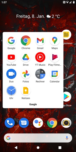 Wählen Sie Gmail