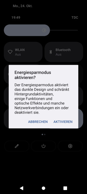 Wählen Sie AKTIVIEREN