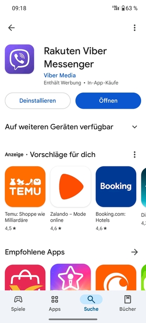 Wählen Sie Öffnen
