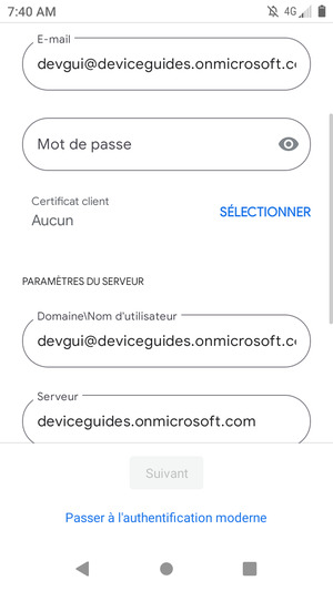 Saisissez votre mot de passe